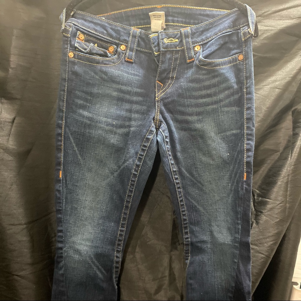 bellbottom dark wash true legend jeans